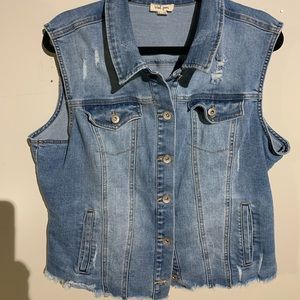 Tribal brand- jean vest